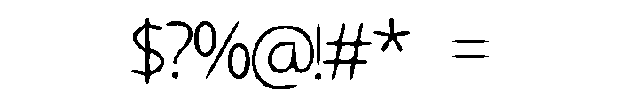 Scrunch Font OTHER CHARS