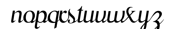 Scrypticali Italic Font LOWERCASE