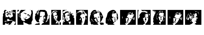 Scully Font LOWERCASE
