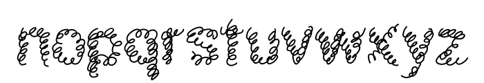 schnoodle Font LOWERCASE