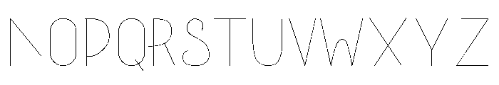 schoolah_thin Font UPPERCASE
