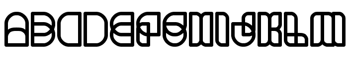 science fiction Font LOWERCASE