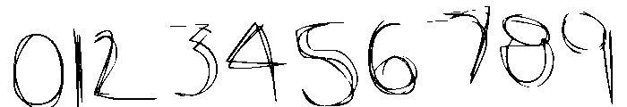 scribble scratch Font OTHER CHARS