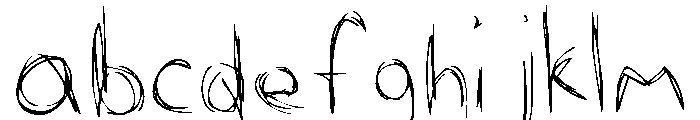 scribble scratch FONT