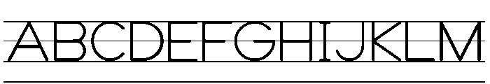 SchoolHouse Printed A Font UPPERCASE