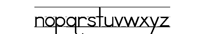 SchoolHouse Printed A Font LOWERCASE