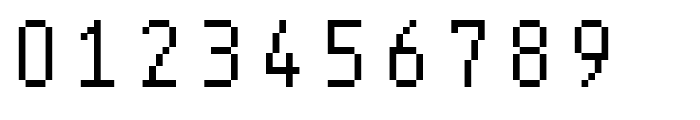 SCR-I Mono 10 Font OTHER CHARS