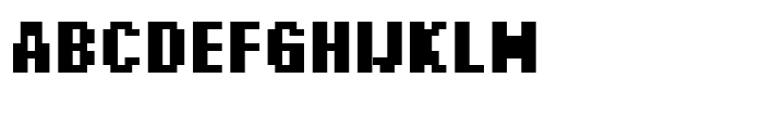 SCR-N 0733 Seven Condensed Bold Font UPPERCASE