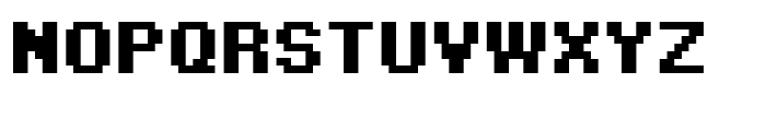 SCR-N 0743 Seven Condensed Bold Font UPPERCASE