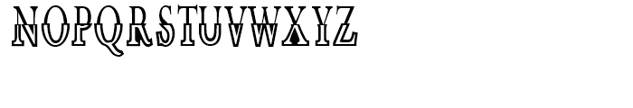 Scabbard Simple Font UPPERCASE