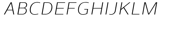 Schar Light Italic Font UPPERCASE