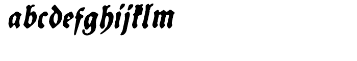 Schneidler Halb Fette Deutsch Italic Regular Font LOWERCASE