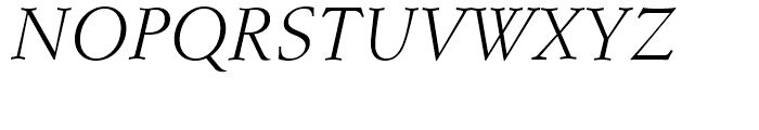 Schneidler Italic Font UPPERCASE