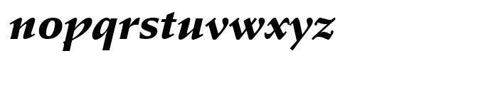 Schneidler Mediaeval Black Italic Font LOWERCASE
