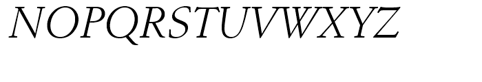Schneidler Mediaeval Italic Font UPPERCASE