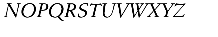 Schneidler Mediaeval Medium Italic Font UPPERCASE