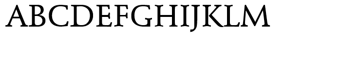 Schneidler Mediaeval Small Caps Medium Font UPPERCASE