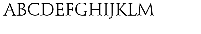 Schneidler Mediaeval Small Caps Regular Font UPPERCASE