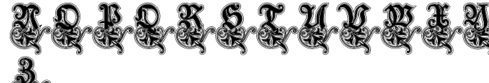 Schneidler Zierbuchstablen Lined Font LOWERCASE