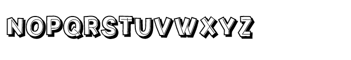 Scholle Shadow Font LOWERCASE
