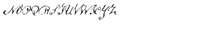 Schooner Script Regular Font UPPERCASE