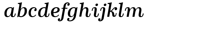 Schorel Extended Demi Italic Font LOWERCASE