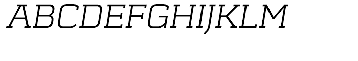 Schwager Light Italic Font UPPERCASE