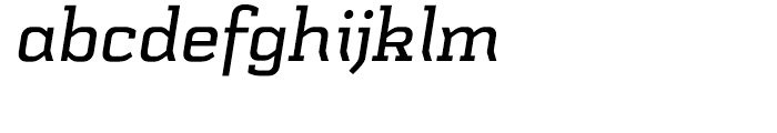 Schwager Medium Italic Font LOWERCASE