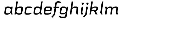 Schwager Sans Medium Italic Font LOWERCASE