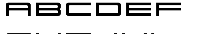 Scion 650R Bold Font LOWERCASE