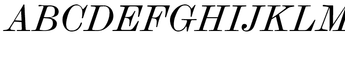 Scotch Micro Italic Font UPPERCASE
