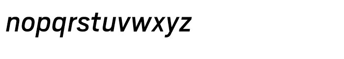 Scout Regular Italic Font LOWERCASE