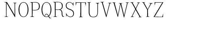 Screwby Condensed Thin Font UPPERCASE