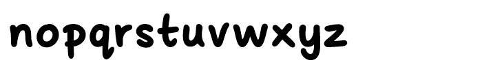 Scribbles AF Chunky Font LOWERCASE