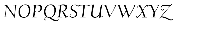Scripps College Old Style Italic Font UPPERCASE