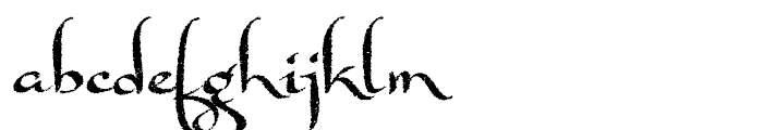 Scrittura Antiqua Font LOWERCASE