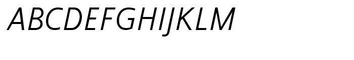 Scylla Italic Font UPPERCASE