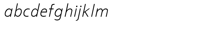 Scylla Light Italic Font LOWERCASE