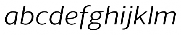 Schar Italic Font LOWERCASE