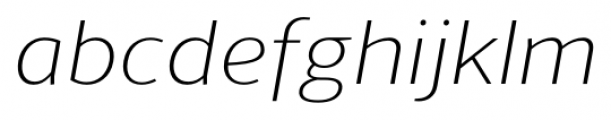 Schar Light Italic Font LOWERCASE