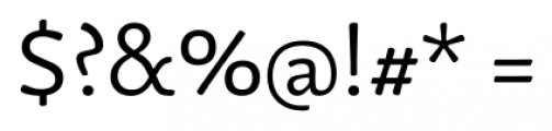 Schoiffer Sans Regular Font OTHER CHARS