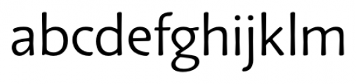 Schoiffer Sans Regular Font LOWERCASE