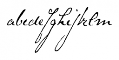 Schooner Script Regular Font LOWERCASE