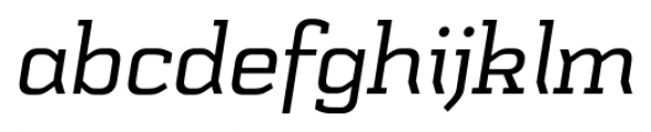 Schwager Italic Font LOWERCASE