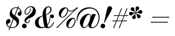 Scotch Modern Bold Italic Font OTHER CHARS