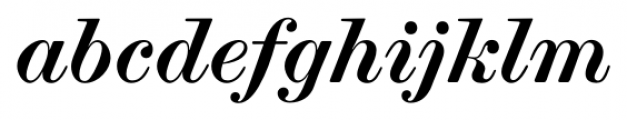 Scotch Modern Bold Italic Font LOWERCASE