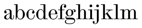 Scotch Modern Regular Font LOWERCASE