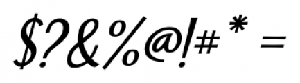 Scrapbooker Sans Italic Font OTHER CHARS