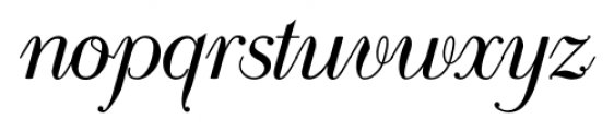Scribe Classic Font LOWERCASE