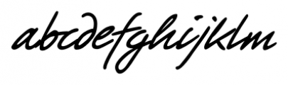 Script Barguzin Regular Font LOWERCASE